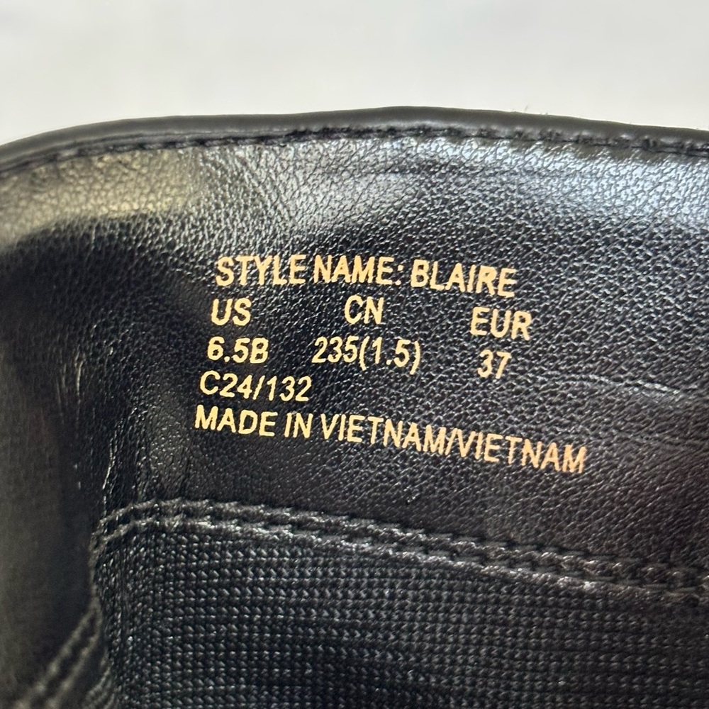 KATE SPADE Blaire Black Suede Leather Heeled Bootie--NEW--6.5 - Picture 13 of 16
